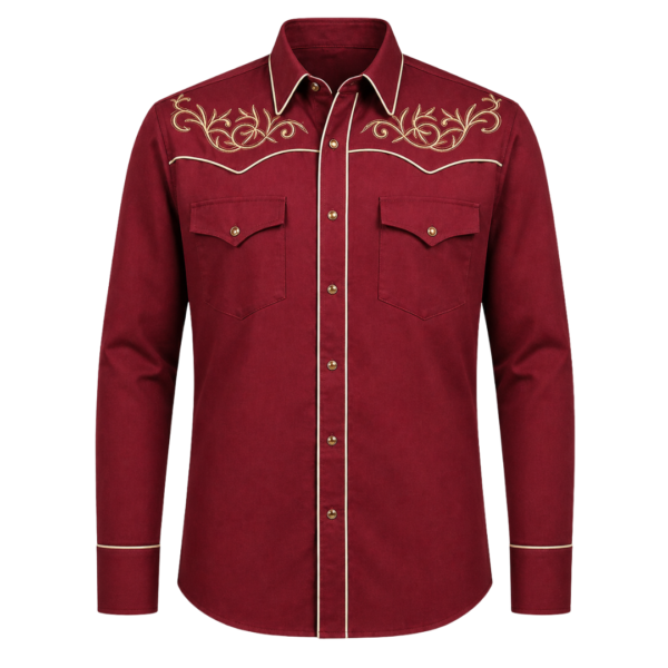 cowboy red shirt