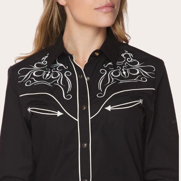 Black Heritage Western Shirt
