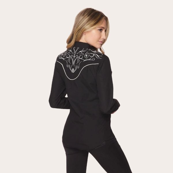Black Ranch Cowgirl Shirt