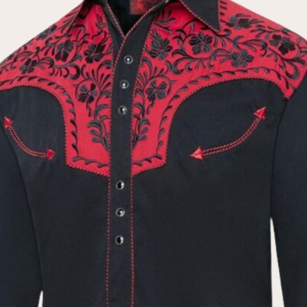Floral Embroidered Shirt