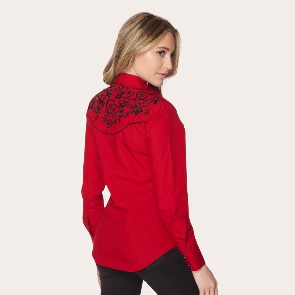 Red Frontier Bloom Shirt