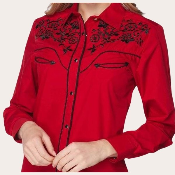 Red Saddle Embroidery