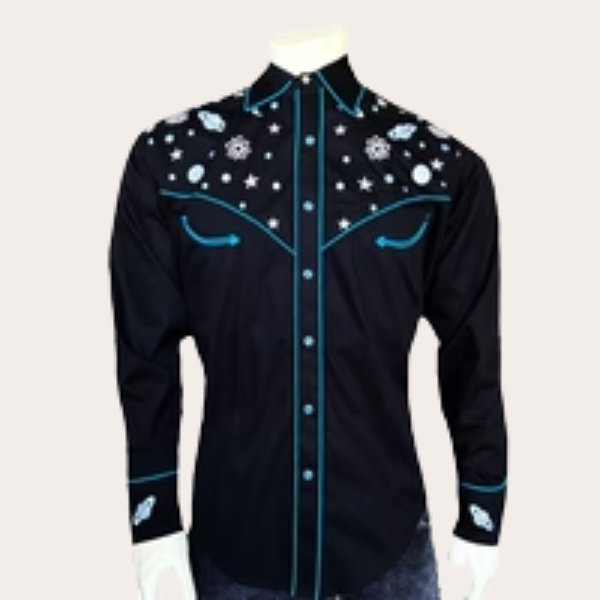 Starry Night Western Shirt