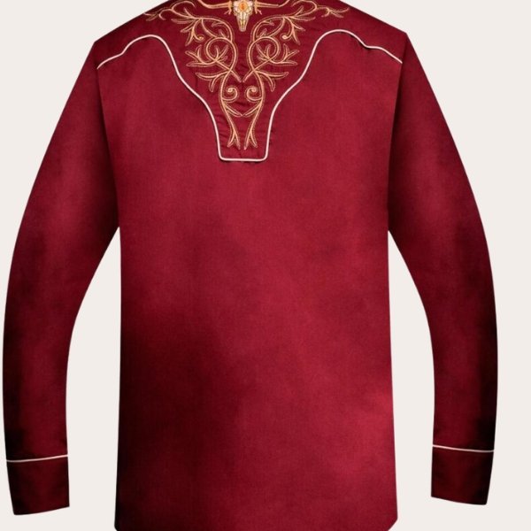 Vintage Red Western Shirt