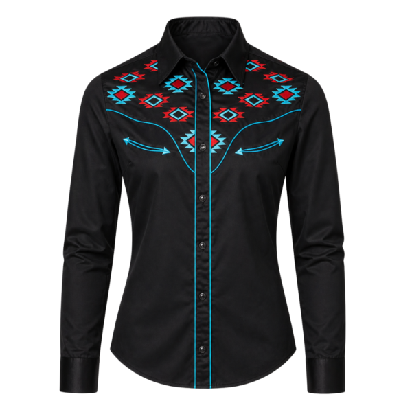 black tassel cowgirl shirt