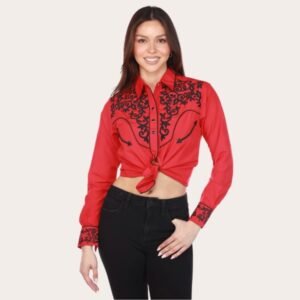Scarlet Embroidery Shirt